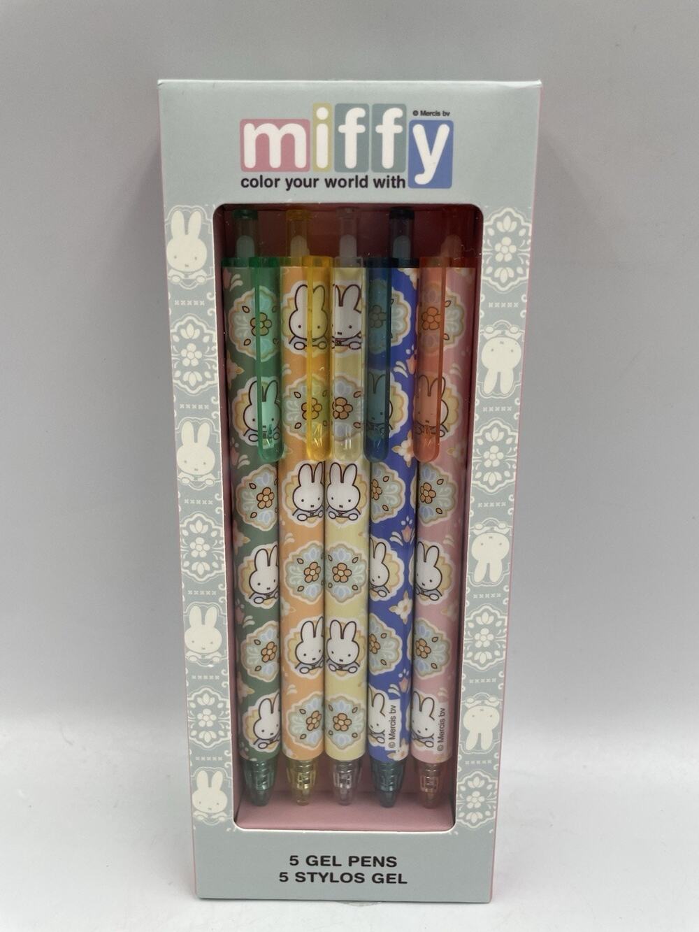 NIB Color Your World With Miffy 5 Gel Pens